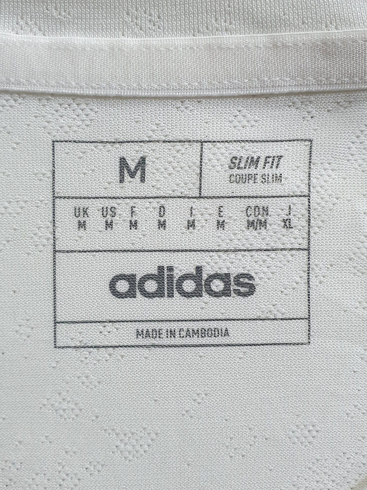adidas White Workout Essentials Base