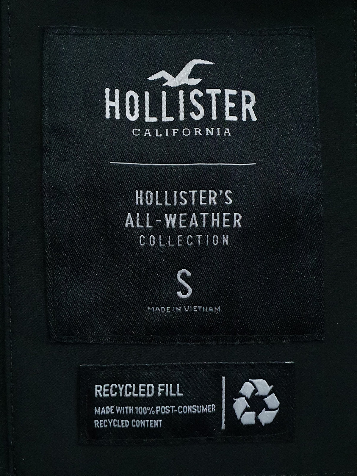 Hollister Co. jacket / Rain Fleece Coat