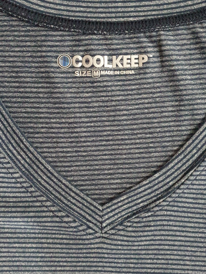 Coolkeep v-neck striped