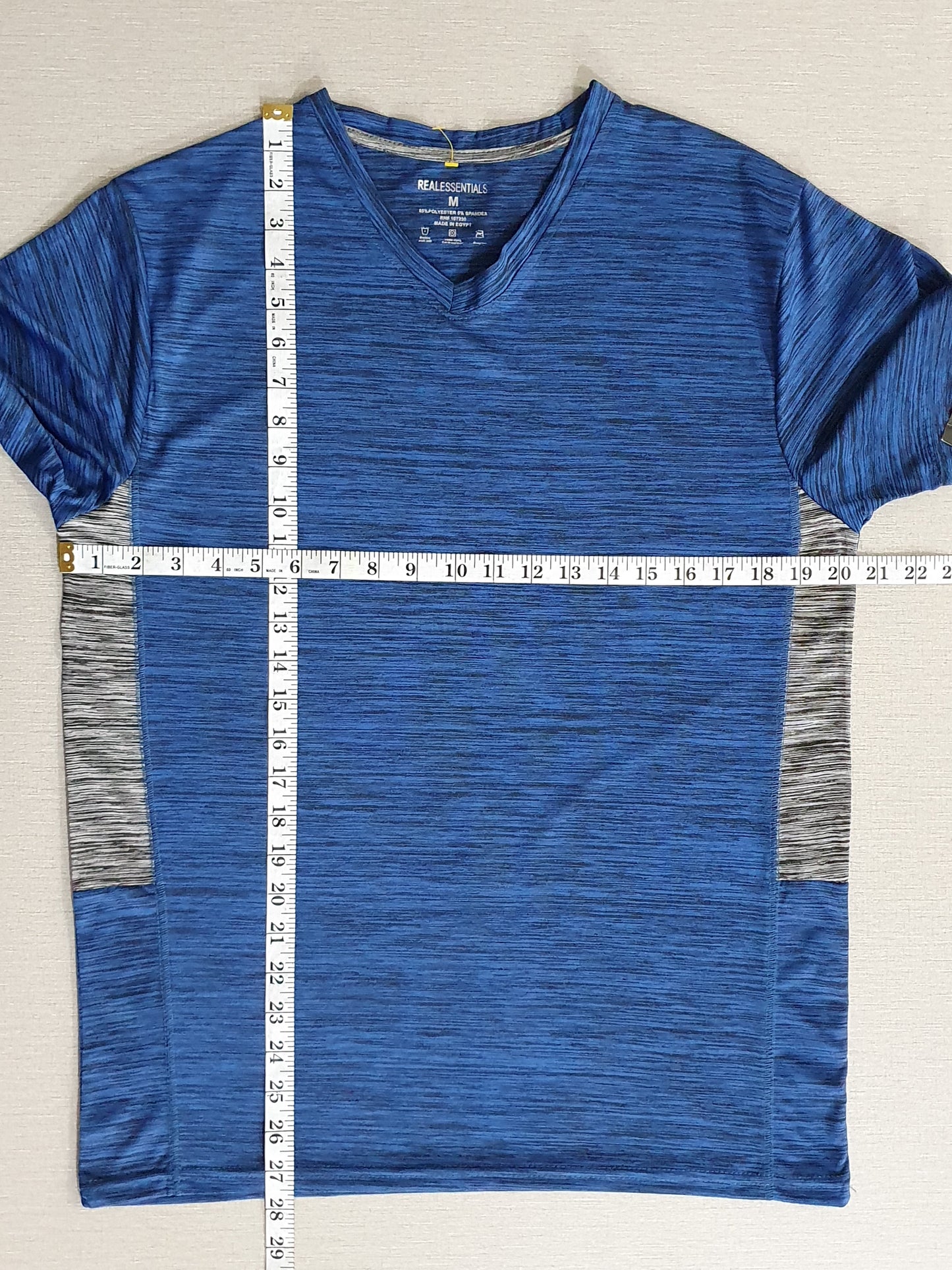 Real Essentials Quick-Dry V-Neck