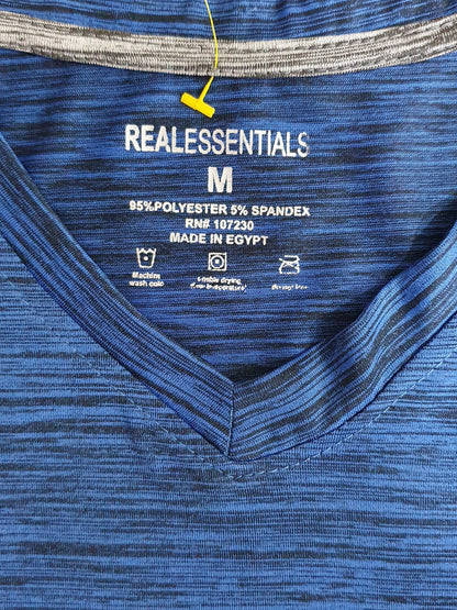 Real Essentials Quick-Dry V-Neck