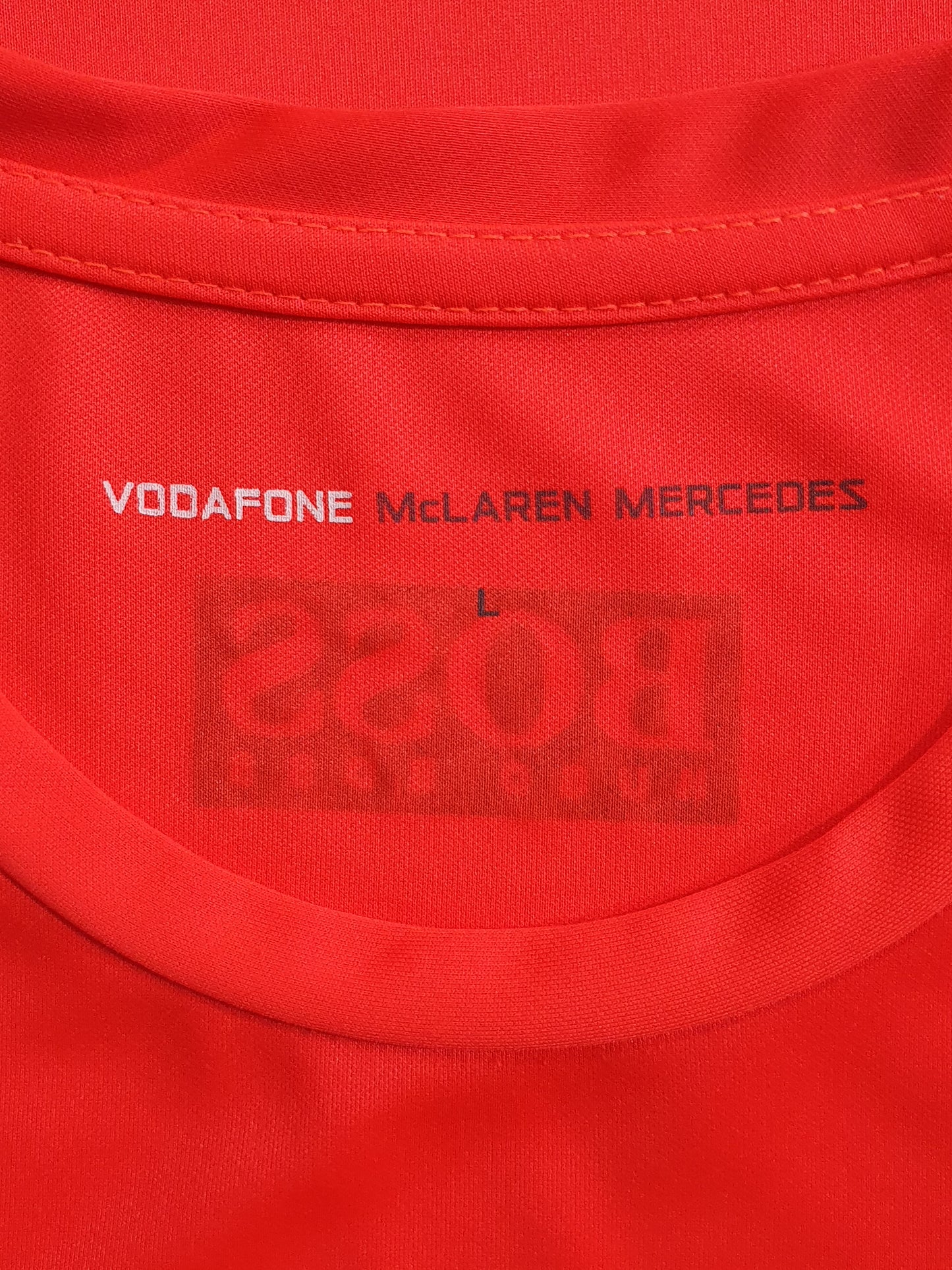 Hugo Boss vintage shirt from the Vodafone, McLaren, Mercedes, F 1 team Racing