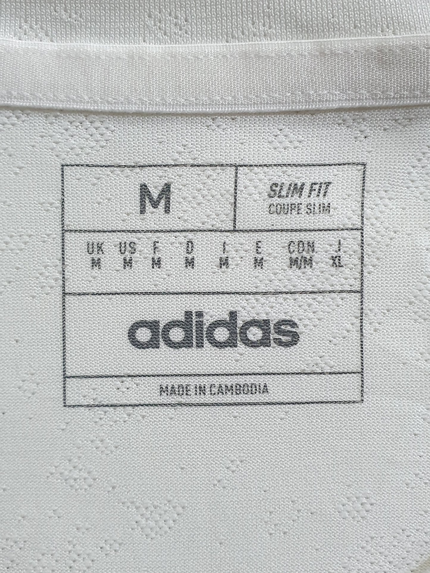 adidas White Workout Essentials Base