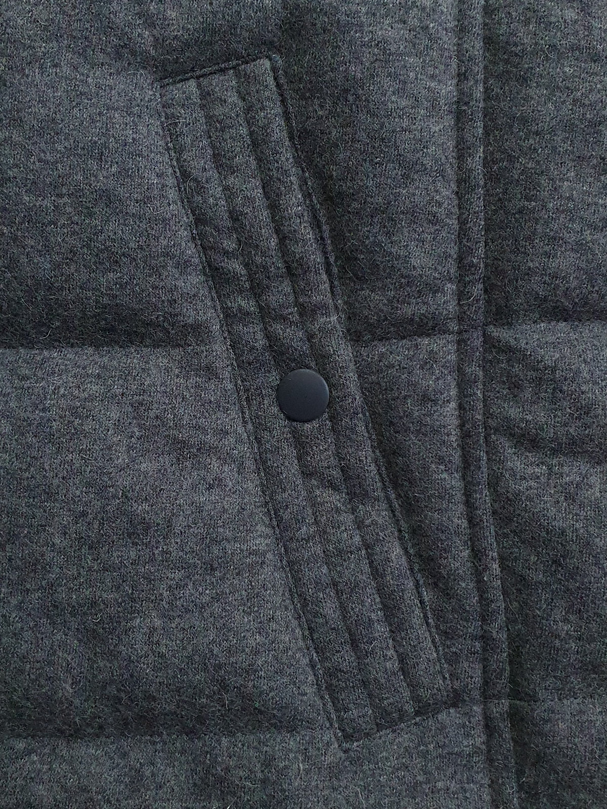 UNIQLO Stretch Wool Blended Down Puffer Jacket