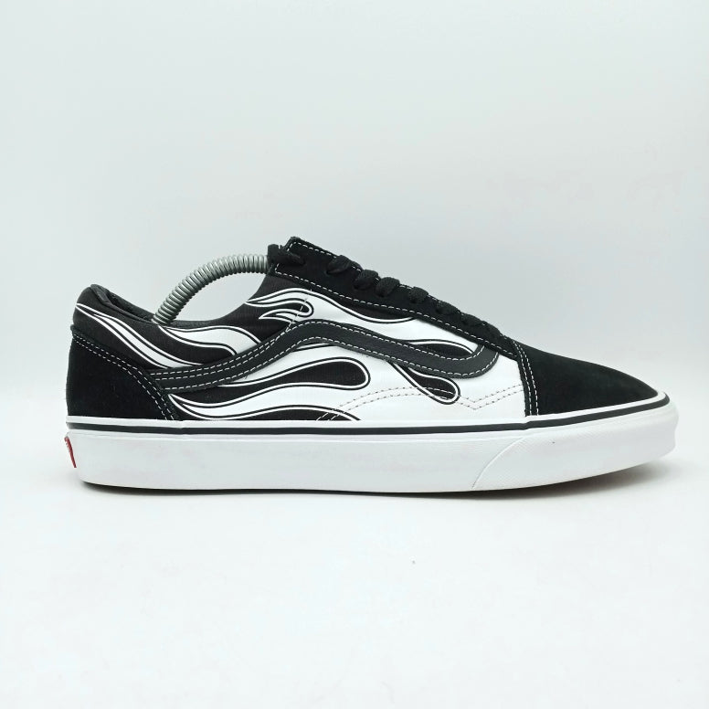 Vans Old Skool White Flame