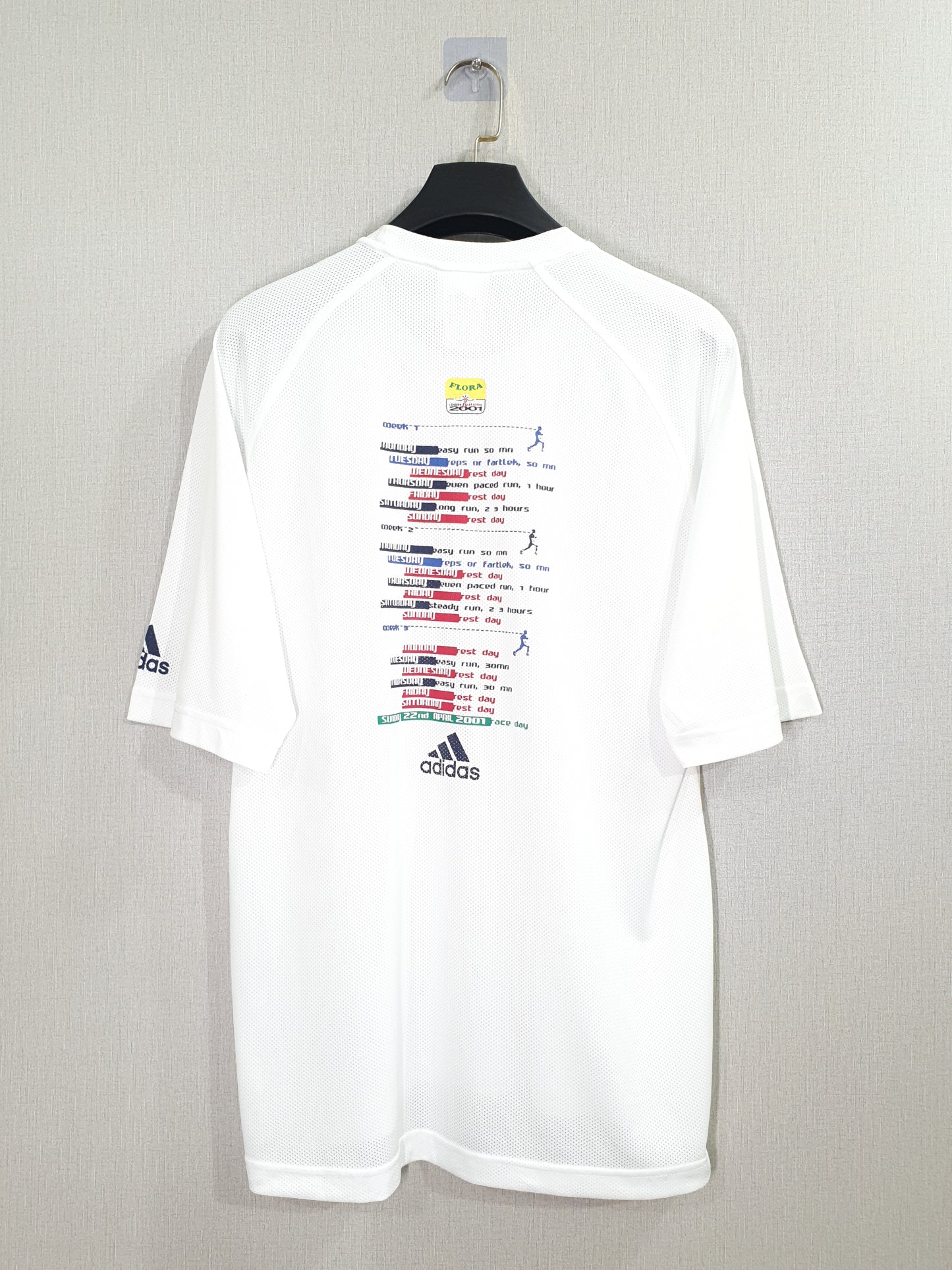 Adidas vintage Climalite Flora London Marathon