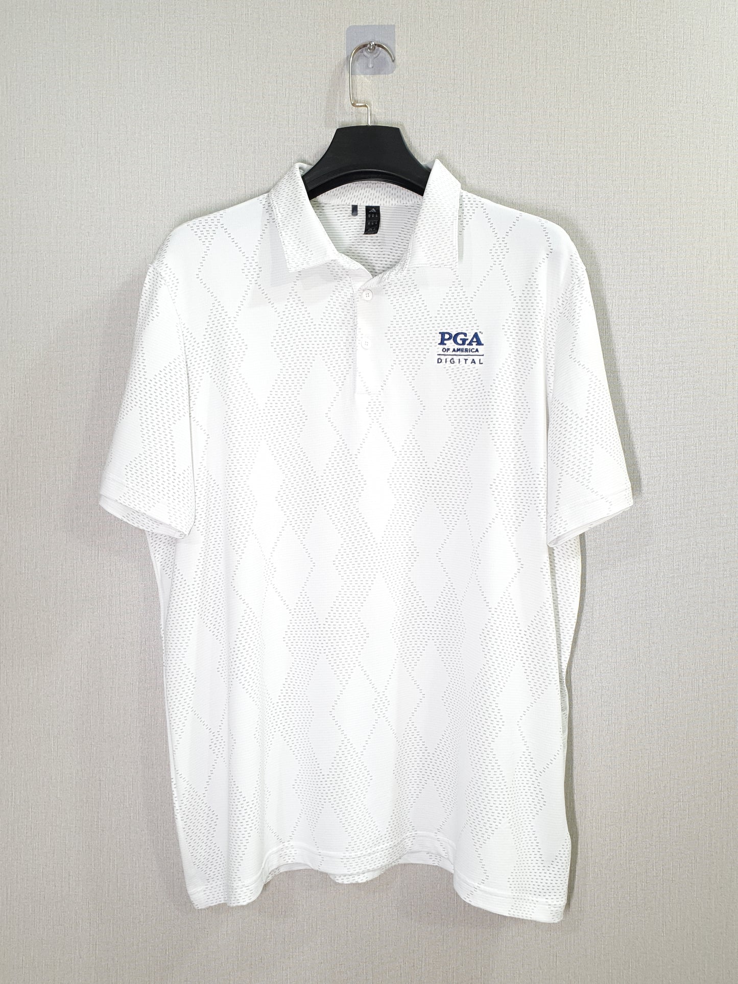 Adidas Ultimate365 Diamond Jacquard Textured Performance Polo