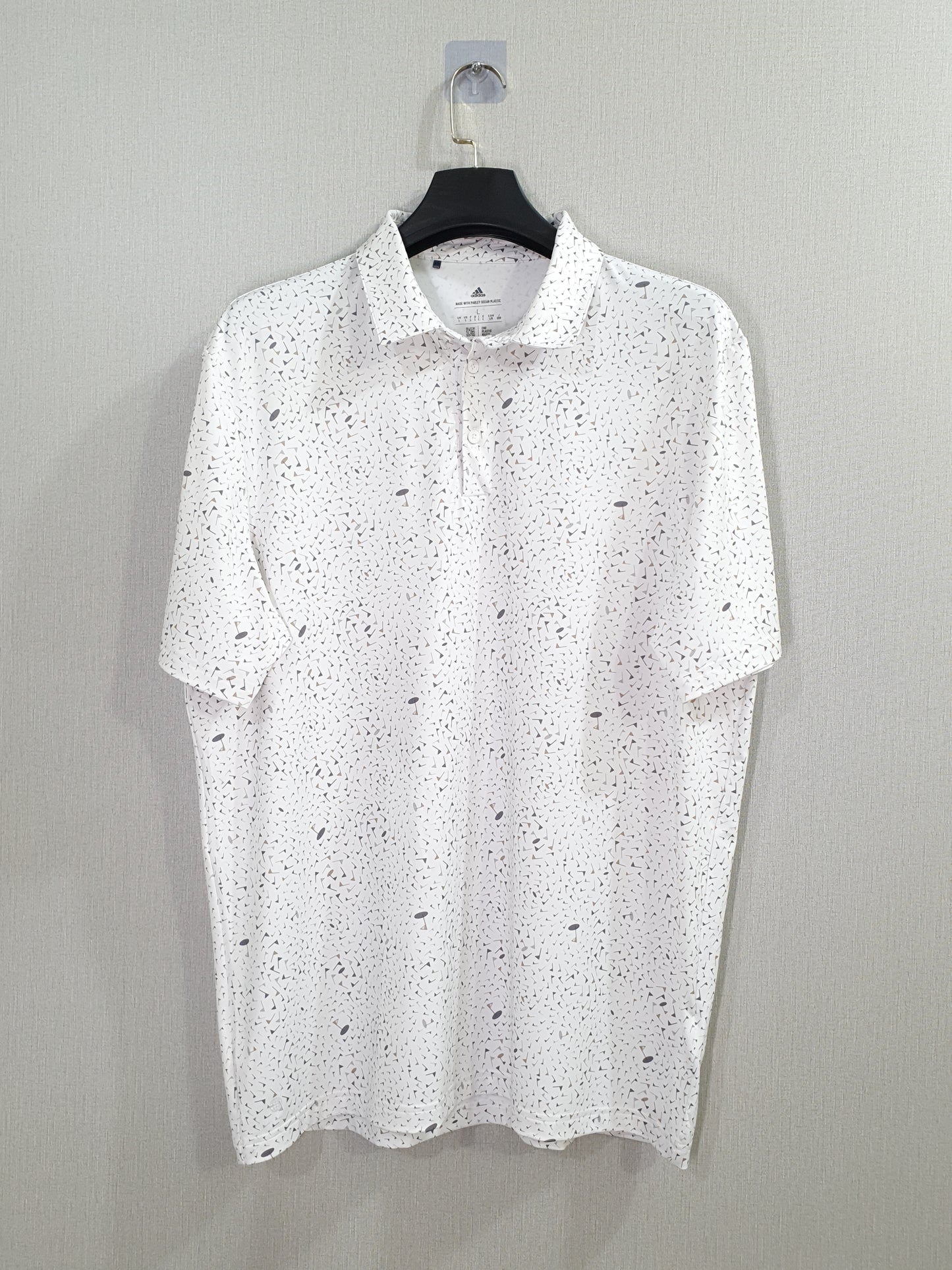ADIDAS FLAG-PRINT GOLF Polo