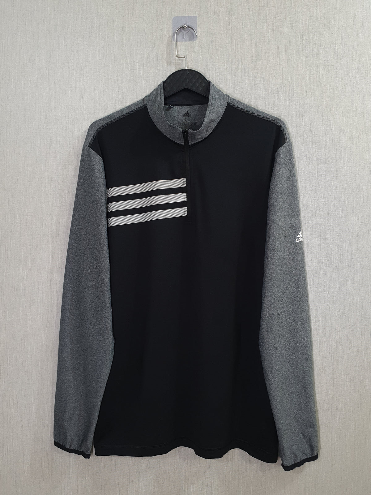 Adidas 3-Stripes Competition 1/4 Zip Golf Pullover